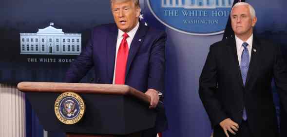 Lame duck president Donald Trump