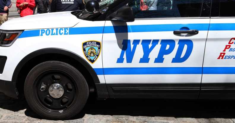 A New York City NYPD SUV