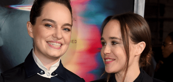 Emma Portner and Elliot Page