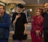 James Corden, Nicole Kidman, Meryl Streep and Keegan-Michael Key in The Prom