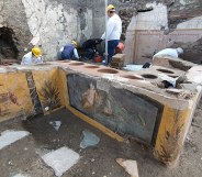 Ancient Roman snack bar in Pompeii