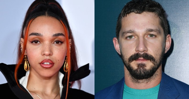 FKA twigs (L) and Shia LaBeouf.
