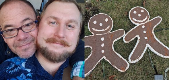 Gay couple's Christmas gingerbread men smeared with faeces