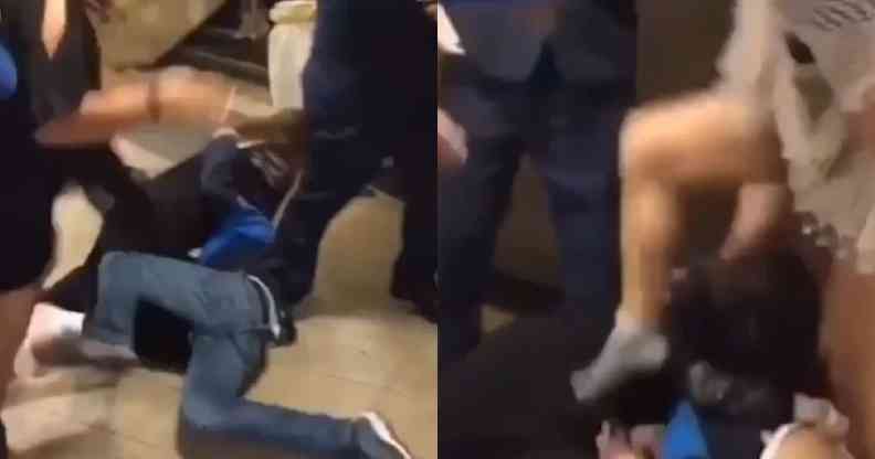 Tamzin Lush, Tylah-Jo Bryan and Amarnih Lewis-Daniel admitted violent disorder against the 19-year-old man