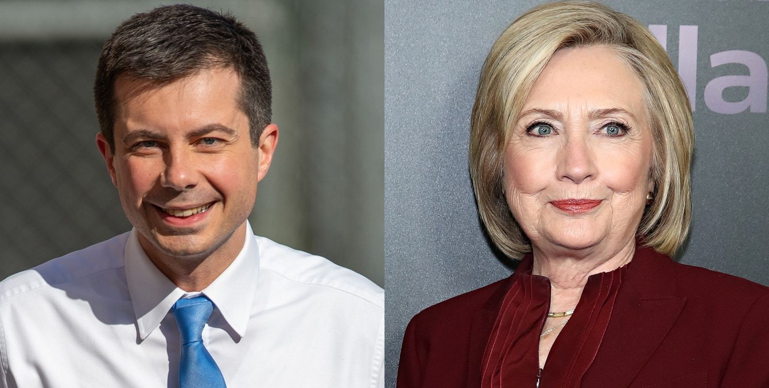 Former secretary of state Hillary Clinton shared tips with Pete Buttigieg
