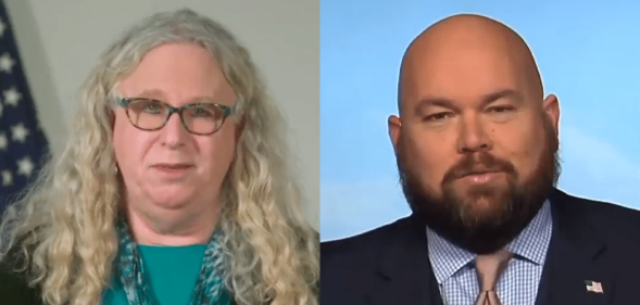 Conservative radio host Chris Stigall raged at Dr Rachel Levine.