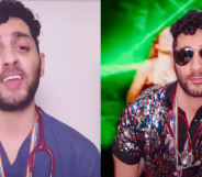 Dr Mark Perera, who works as an NHS doctor in east London, has taken to TikTok as @DoctorGayUK