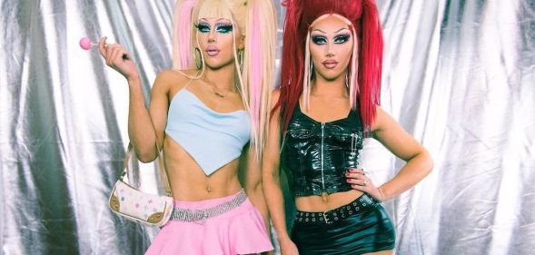 Gay drag queen TikTok stars the Coyle Twins