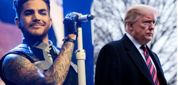 Adam Lambert Donald Trump