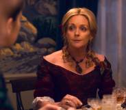 Jane Krakowski as Mrs Dickinson in Apple TV series Dickinson