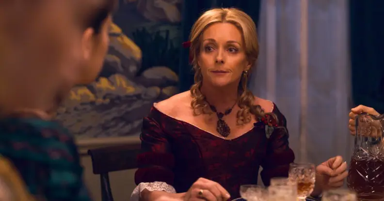 Jane Krakowski as Mrs Dickinson in Apple TV series Dickinson