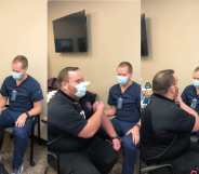 Man proposes to his nurse boyfriend while receiving COVID-19 vaccine