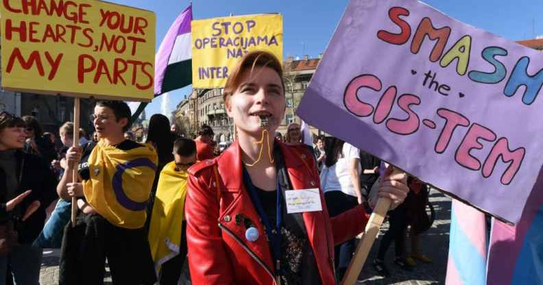 Croatia trans rights rally