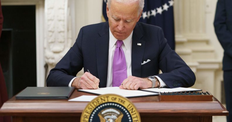 Joe Biden has officially lifted the ban on transgender people serving in the US military