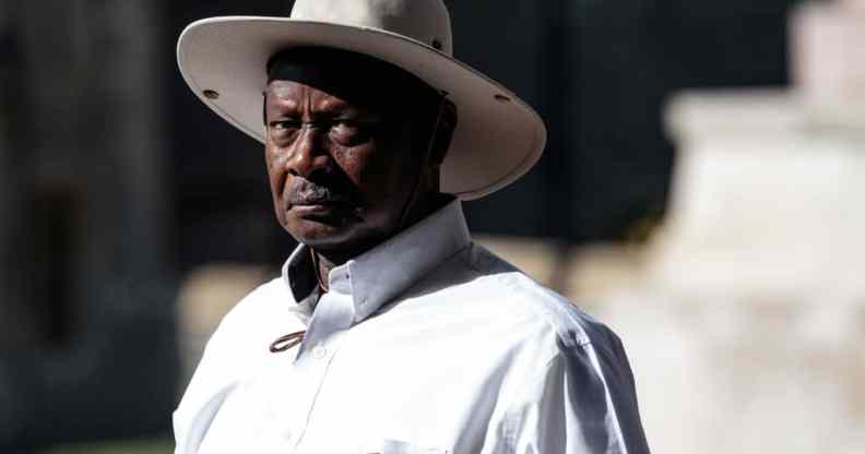 Yoweri Museveni Uganda president LGBT rights