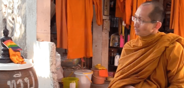 Buddhist monk Phra Shine Waradhammo has faced backlash for many years because of his socially liberal views.
