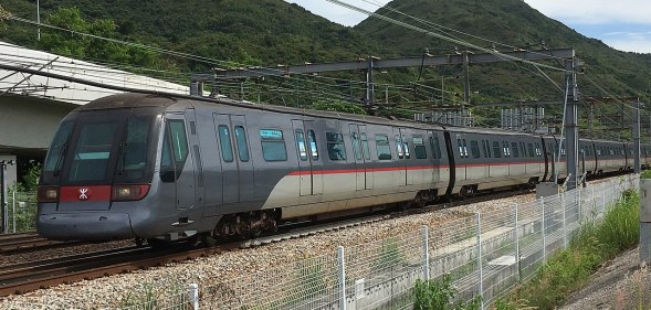 The train was believed to be operating on the Tung Chung line of the Hong Kong rapid transit system. File photo