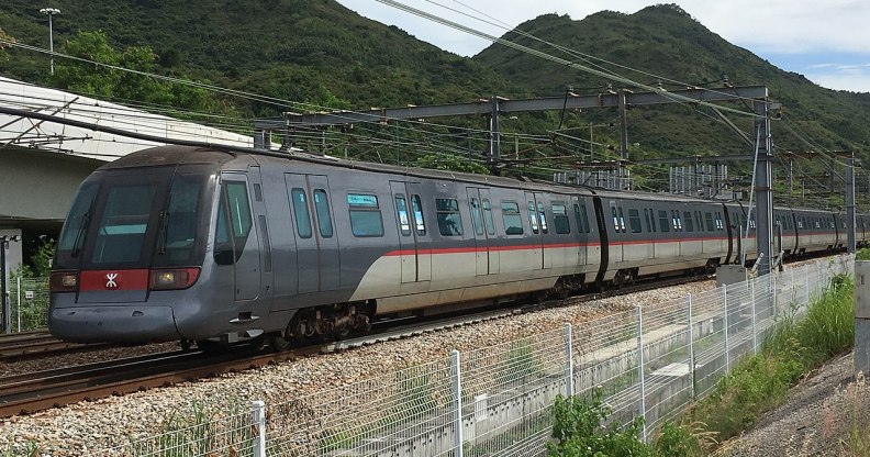 The train was believed to be operating on the Tung Chung line of the Hong Kong rapid transit system. File photo