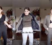 Eva mocks the transphobic insult in a viral Twitter video