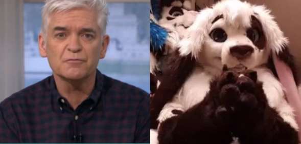 Philip Schofield chats to Adrian James, a furry