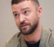 Justin Timberlake at a press conference