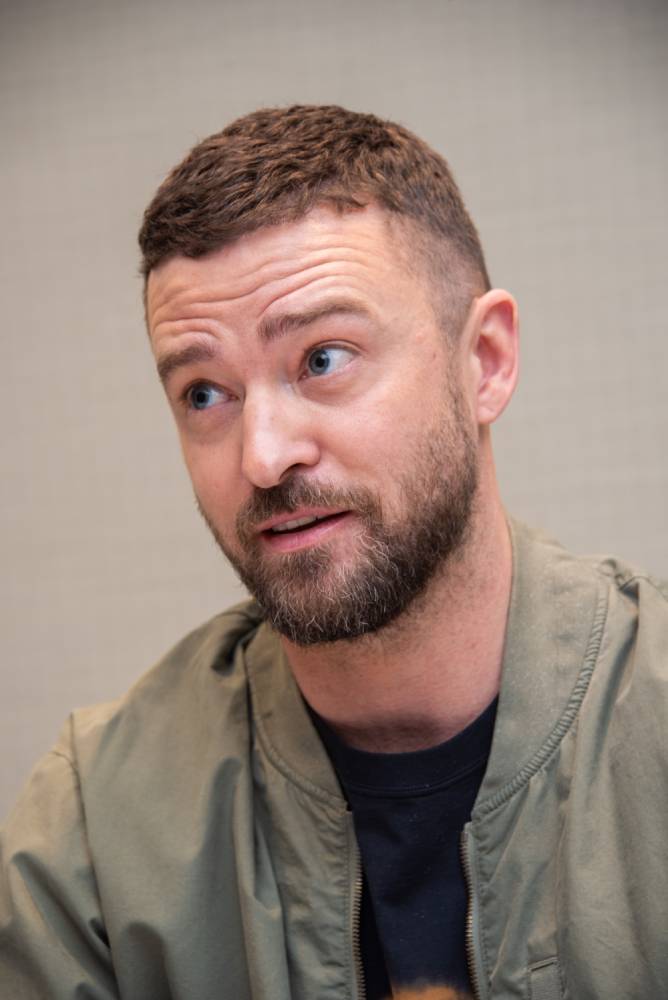 Justin Timberlake at a press conference