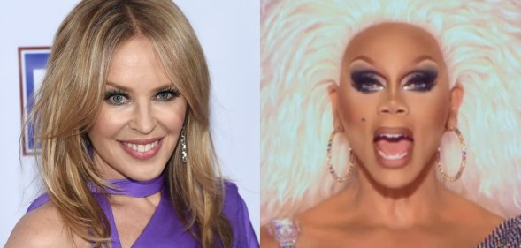 Kylie Minogue and RuPaul