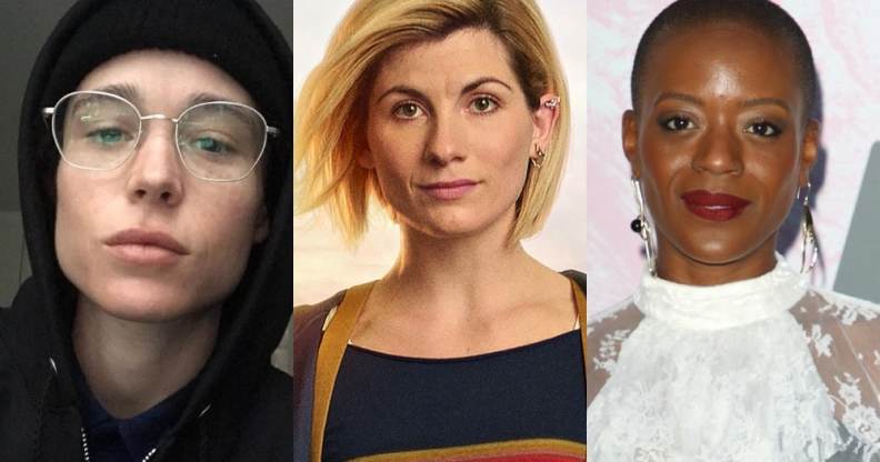 Elliot Page, Jodie Whittaker and T'Nia Miller