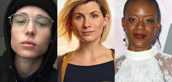 Elliot Page, Jodie Whittaker and T'Nia Miller