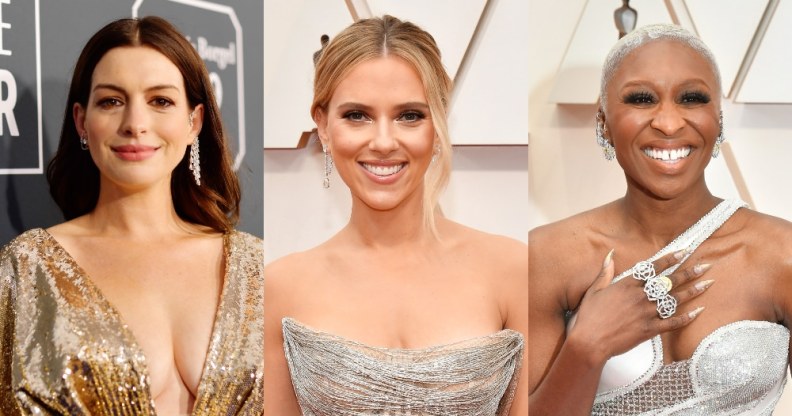 Anne Hathaway, Scarlett Johansson and Cynthia Erivo