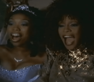 Brandy and Whitney Houston star in the 1997 remake of Cinderella. (YouTube)