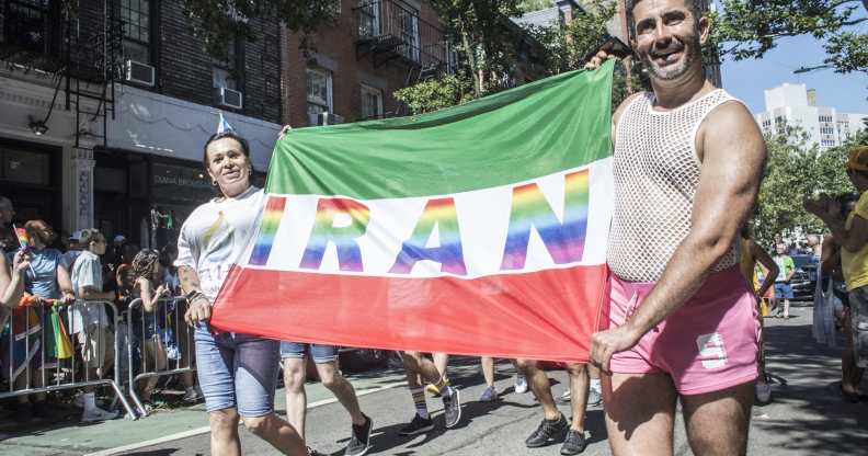 LGBT+ people in Iran face the death penalty or lashings for same-sex intercourse.