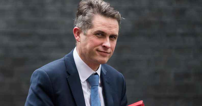 Gavin Williamson leaves 10 Downing Street