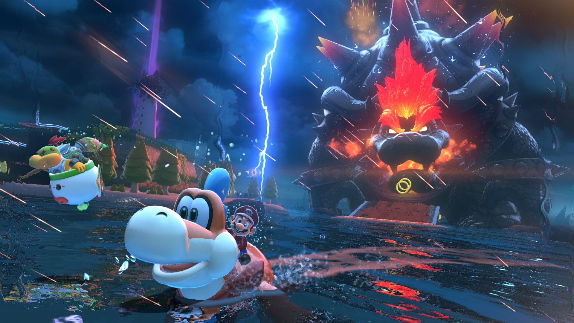 Giga Cat Mario VS Fury Bowser - online puzzle