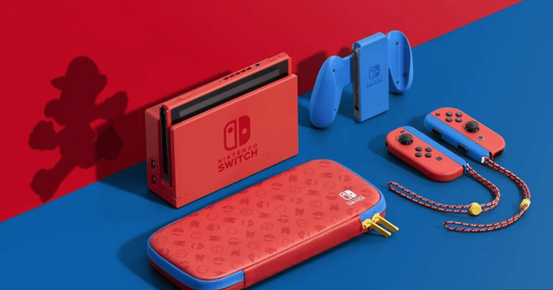 Nintendo Switch - OLED: Mario Red Edition Bundle with Mario Kart 8