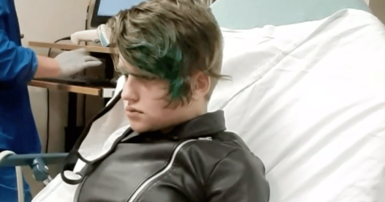 Non-binary middle school child Morgaine Blanchard