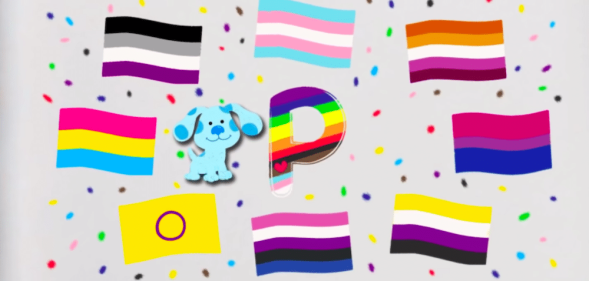 Blue's Clues & You LGBT-inclusive alphabet song, P is for Pride