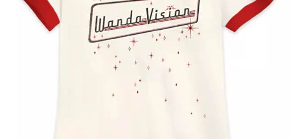 The retro style WandaVision t-shirt. (Disney)