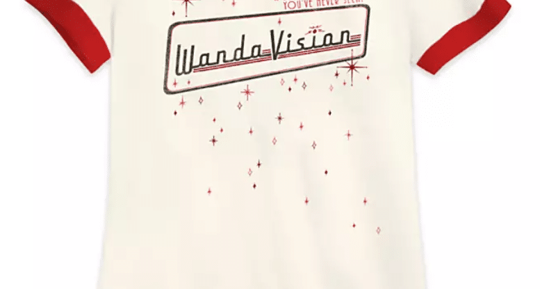 The retro style WandaVision t-shirt. (Disney)
