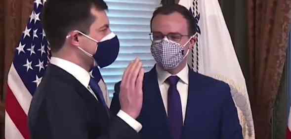 Kamala Harris has paid tribute to the "boundary-breaking" Pete Buttigieg