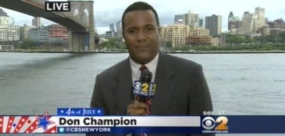 TV journalist Don Champion has alleged he experienced homophobia from higher-ups at CBS