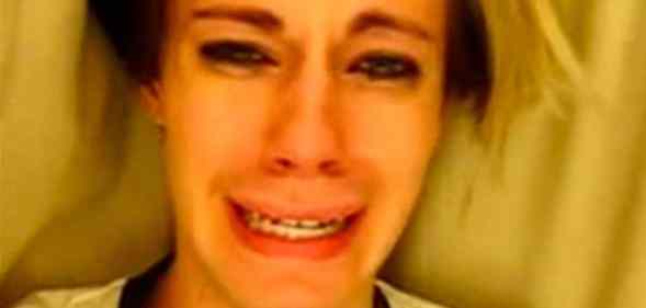 Chris Crocker getting emotional in the 2007 video, 'Leave Britney Alone'