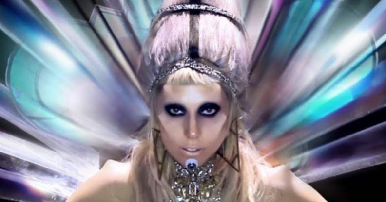 Lady Gaga in the music video for 'Born This Way'