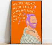 The Kelly Clarkson quote print. (HelenaAnneDesigns/Etsy)