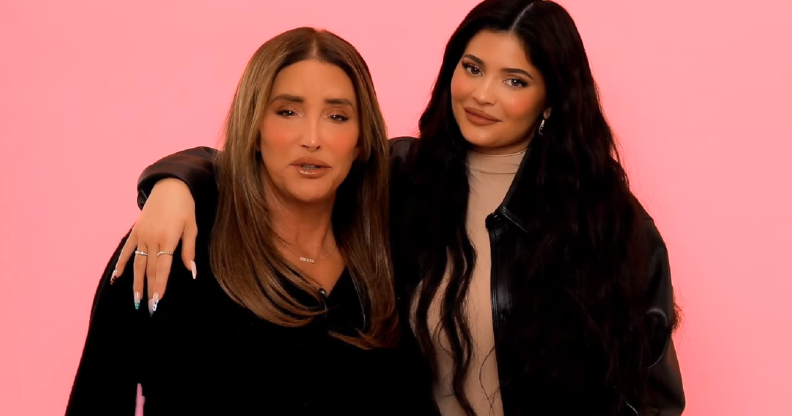 Caitlyn Jenner and her daughter Kylie Jenner