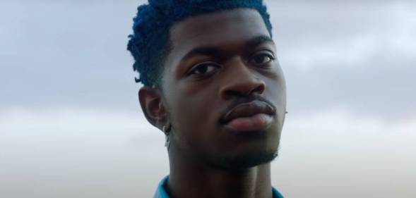 Lil Nas X appearing on Super Bowl ad for Logitech