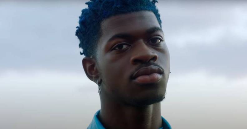 Lil Nas X appearing on Super Bowl ad for Logitech