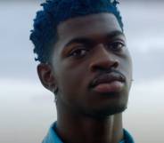 Lil Nas X appearing on Super Bowl ad for Logitech
