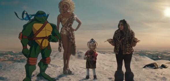 RuPaul has a tiny cameo in a Super Bowl ad