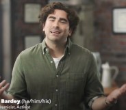 Dan Levy parodied the It Gets Better adverts that inspired queer youth in the early 2010s